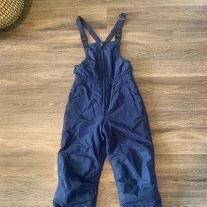 Navy Lands’ End Bib Snow pants